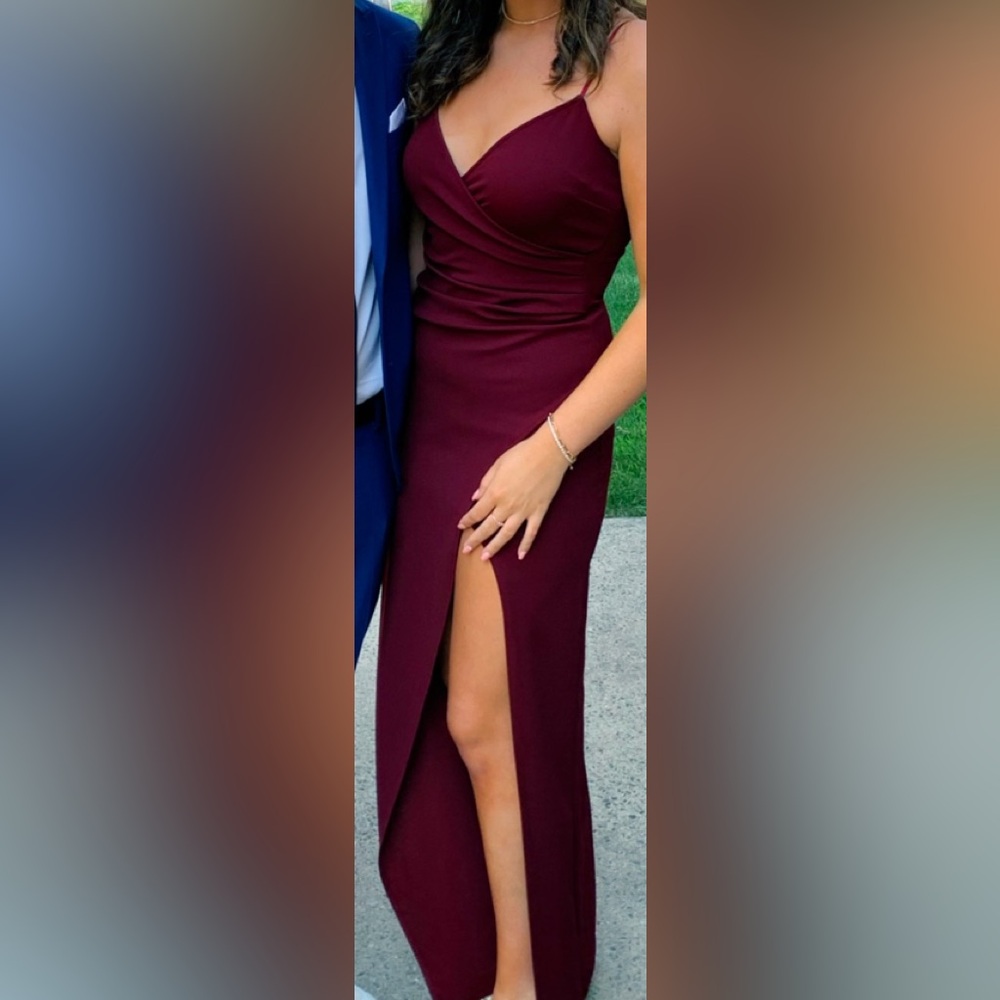 Beautiful wine colored dress